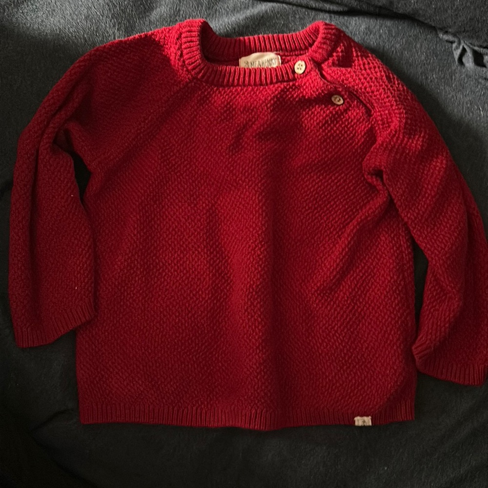 Red Christmas sweater - boys size 2T